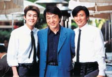 nicholas-tse-jackie-chan-si-edison-chan Nicholas Tse (dreapta), Jackie Chan si Edison Chen (stanga)
